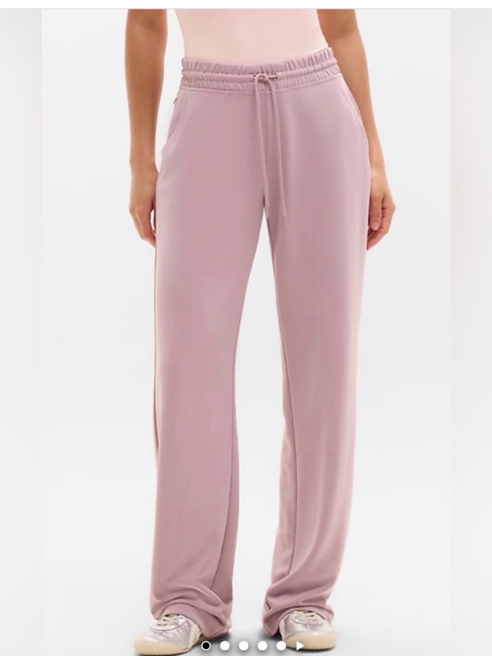Athleta Seasoft Wide-Leg Women’s Pants - Light Pink